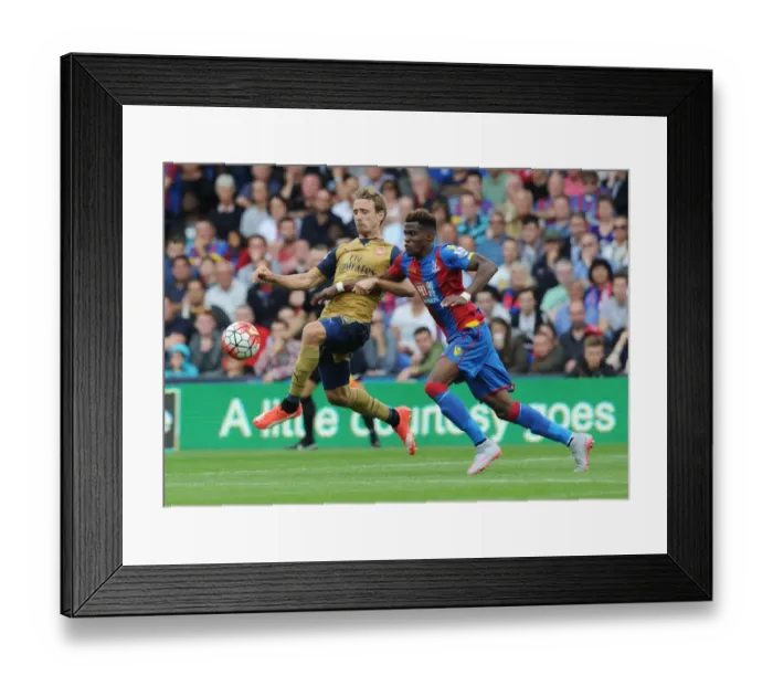 Framed Print : Monreal vs. Zaha: A Premier League Battle at Selhurst Park, 2015 Framed Print : Monreal vs. Zaha: A Premier League Battle at Selhurst Park, 2015