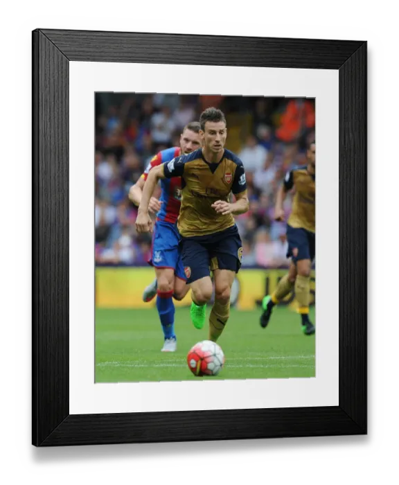 Framed Print : Arsenal's Koscielny Concentrates in Intense Crystal Palace Showdown (August 2015) Framed Print : Arsenal's Koscielny Concentrates in Intense Crystal Palace Showdown (August 2015)