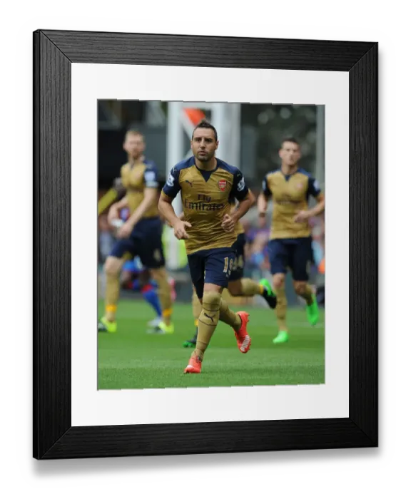 Framed Print : Santi Cazorla: In Action at Crystal Palace vs. Arsenal, Premier League 2015-16 Framed Print : Santi Cazorla: In Action at Crystal Palace vs. Arsenal, Premier League 2015-16