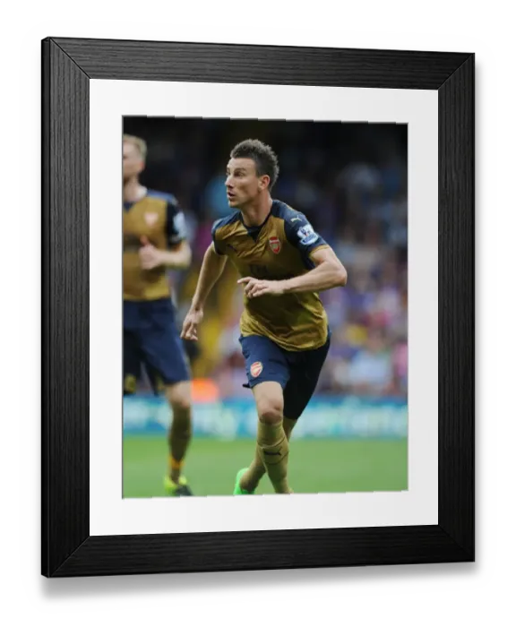 Framed Print : Arsenal's Koscielny Focuses in High-Stakes Crystal Palace Clash (August 2015) Framed Print : Arsenal's Koscielny Focuses in High-Stakes Crystal Palace Clash (August 2015)