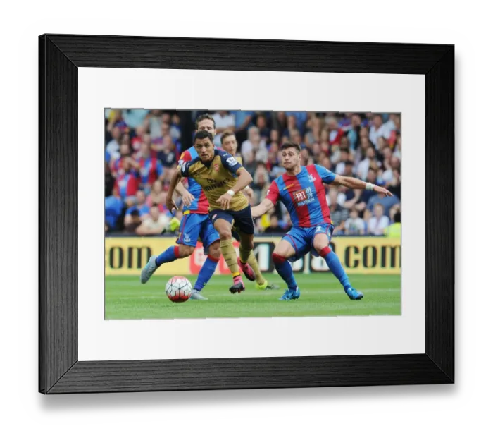Framed Print : Alexis Sanchez Surges Past Joel Ward: Arsenal's Thrilling Start to 2015-16 Premier League Season Framed Print : Alexis Sanchez Surges Past Joel Ward: Arsenal's Thrilling Start to 2015-16 Premier League Season