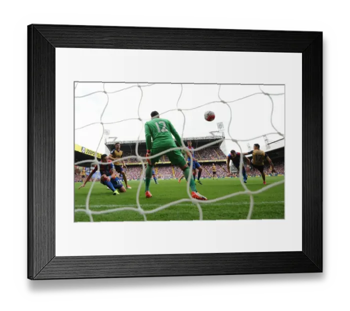 Framed Print : Alexis Sanchez's Unintended Strike: Crystal Palace's Own Goal in Arsenal's 2015-16 Premier League Clash Framed Print : Alexis Sanchez's Unintended Strike: Crystal Palace's Own Goal in Arsenal's 2015-16 Premier League Clash