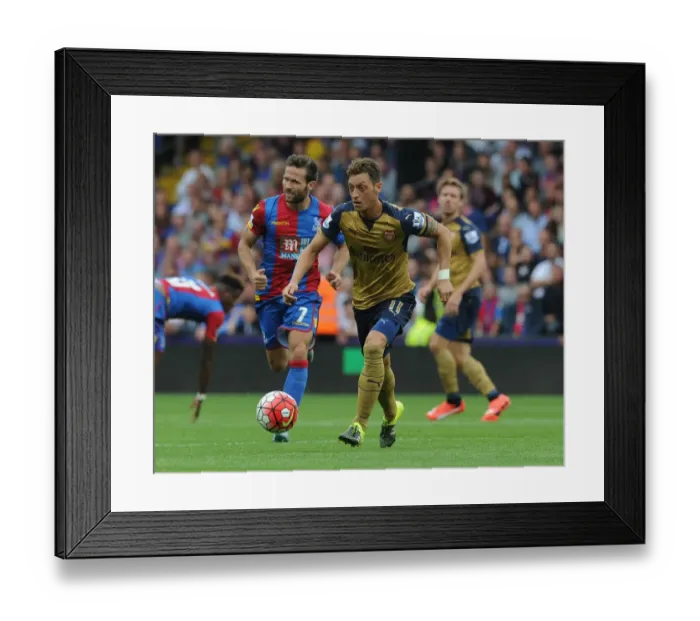 Framed Print : Mesut Ozil in Action: Arsenal vs. Crystal Palace, Premier League 2015-16 Framed Print : Mesut Ozil in Action: Arsenal vs. Crystal Palace, Premier League 2015-16