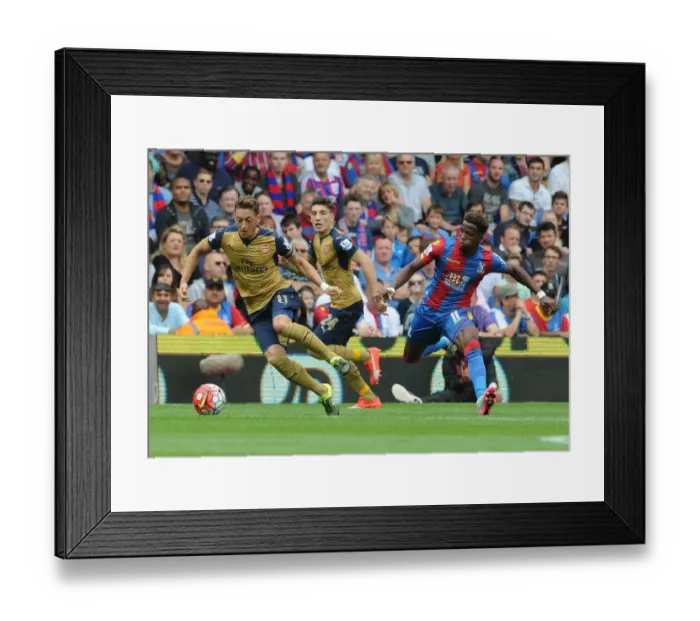 Framed Print : Ozil vs. Zaha: A Premier League Showdown at Crystal Palace (2015-16)