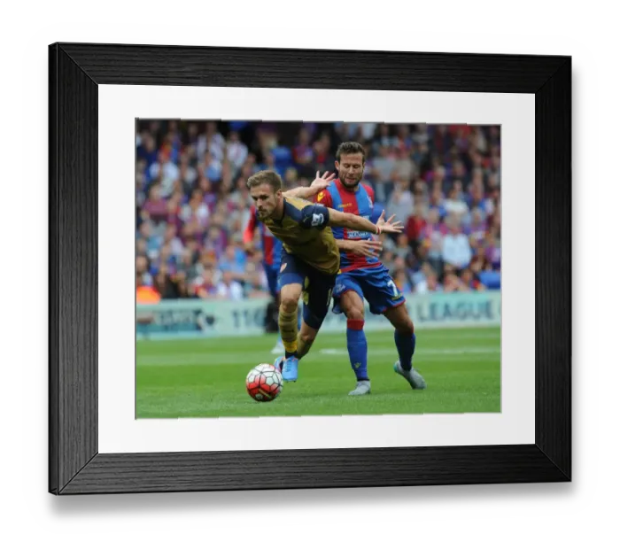 Framed Print : Clash of Midfield Titans: Ramsey vs. Cabaye - Crystal Palace vs. Arsenal (2015-16) Framed Print : Clash of Midfield Titans: Ramsey vs. Cabaye - Crystal Palace vs. Arsenal (2015-16)