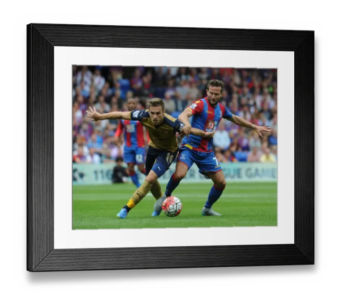 Framed Print : Ramsey vs. Cabaye: A Premier League Showdown - Arsenal vs. Crystal Palace (2015-16) Framed Print : Ramsey vs. Cabaye: A Premier League Showdown - Arsenal vs. Crystal Palace (2015-16)