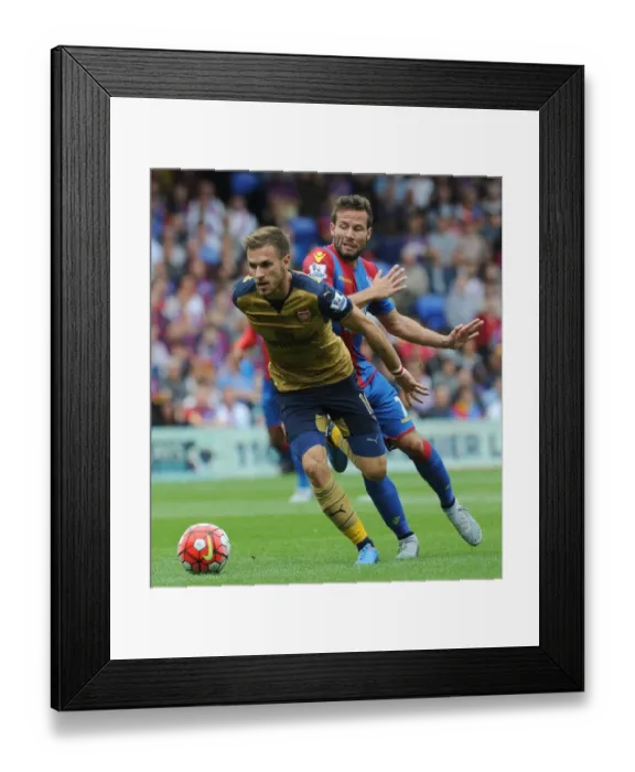 Framed Print : Ramsey vs. Cabaye: A Premier League Rivalry Ignites - Arsenal vs. Crystal Palace (2015-16)