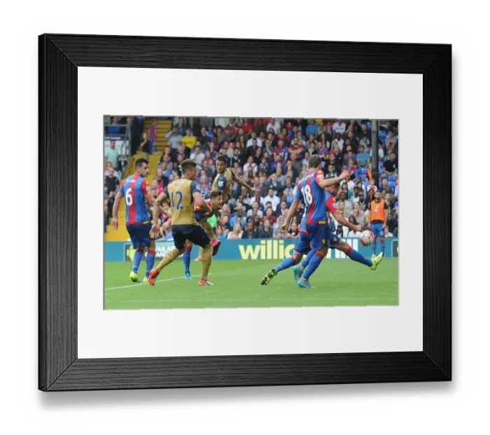 Framed Print : Alexis Sanchez's Unintended Assist: Crystal Palace's Own Goal in Arsenal's 2015-16 Premier League Clash