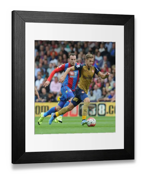 Framed Print : Ramsey vs Mutch: Battle in the Premier League - Crystal Palace vs Arsenal, 2015