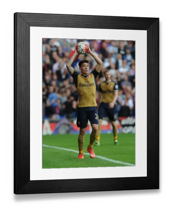 Framed Print : Hector Bellerin: In Action Against Crystal Palace, Premier League 2015-16