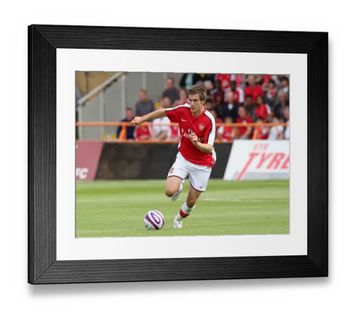 Framed Print : Aaron Ramsey's Debut: Arsenal's 2-1 Win Over Barnet in Pre-Season Friendly, 2008 Framed Print : Aaron Ramsey's Debut: Arsenal's 2-1 Win Over Barnet in Pre-Season Friendly, 2008