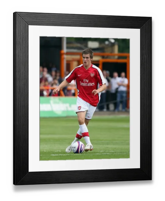 Framed Print : Aaron Ramsey's Debut: Arsenal's Victory Over Barnet in 2008 Pre-Season Friendly (2-1)