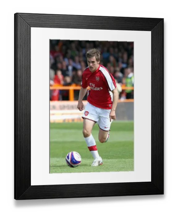 Framed Print : Arsenal's Pre-Season Triumph: Aaron Ramsey's Debut (2008) - Barnet 1-2 Arsenal