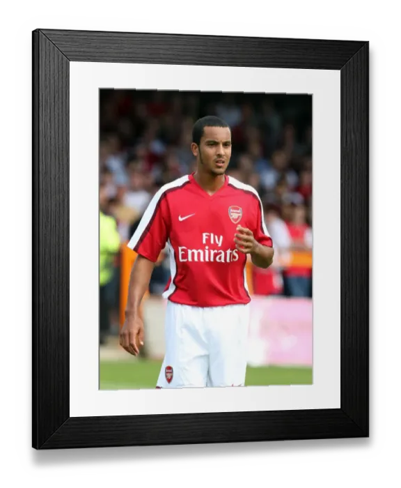 Framed Print : Theo Walcott's Debut: Arsenal's 2-1 Win Over Barnet, 2008 Framed Print : Theo Walcott's Debut: Arsenal's 2-1 Win Over Barnet, 2008