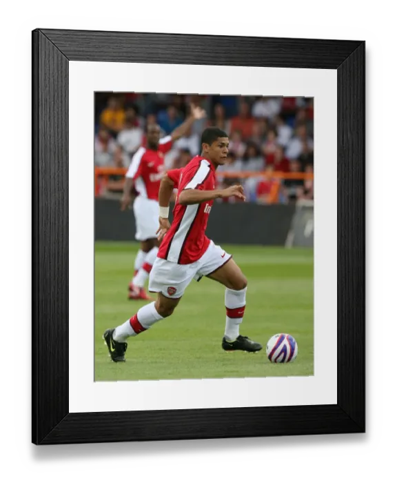 Framed Print : Denilson Shines: Arsenal's 2-1 Victory Over Barnet in 2008 Pre-Season Friendly Framed Print : Denilson Shines: Arsenal's 2-1 Victory Over Barnet in 2008 Pre-Season Friendly