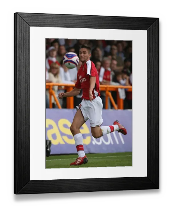 Framed Print : Henry Lansbury's Game-Winning Goal for Arsenal against Barnet in 2008 Pre-Season Friendly Framed Print : Henry Lansbury's Game-Winning Goal for Arsenal against Barnet in 2008 Pre-Season Friendly