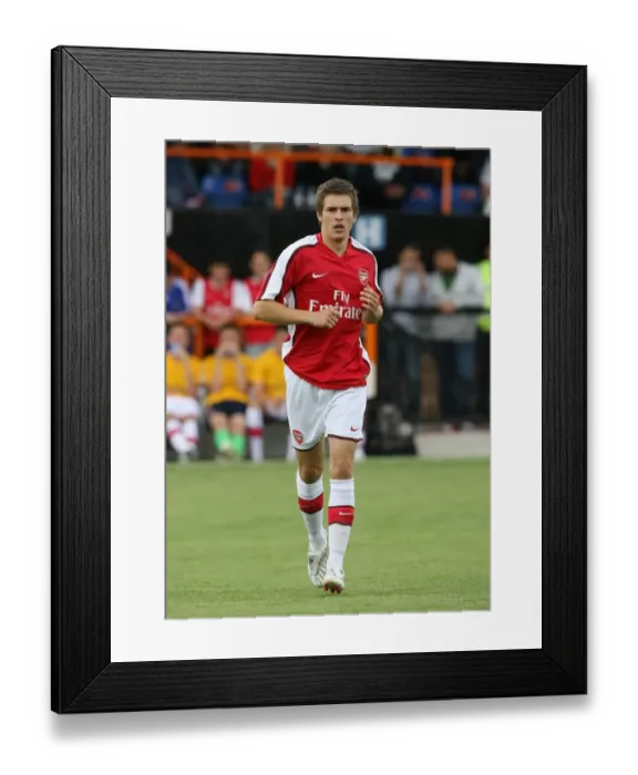 Framed Print : Aaron Ramsey's Debut: Arsenal Overpower Barnet 2-1 in Pre-Season Friendly, 2008 Framed Print : Aaron Ramsey's Debut: Arsenal Overpower Barnet 2-1 in Pre-Season Friendly, 2008