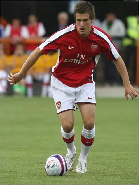 Arsenal's Young Star Ramsey Shines in Exciting 2-1 Pre-Season Victory over Barnet (2008)