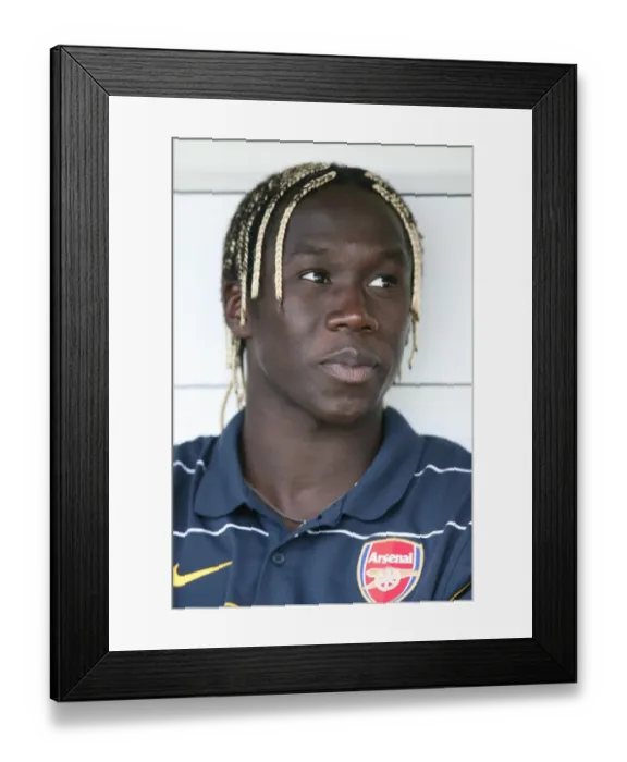 Framed Print : Arsenal's Victory Over Barnet: Bacary Sagna in Action (1:2), Pre-Season Friendly 2008