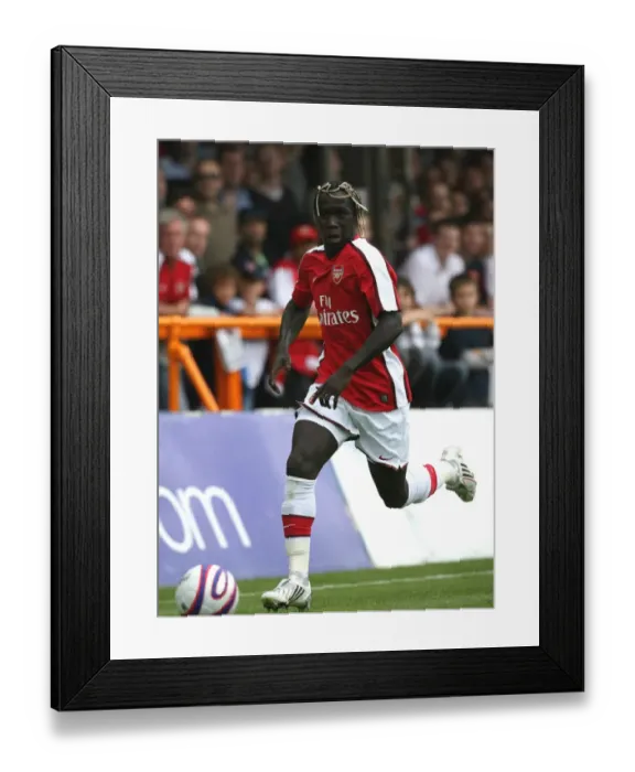 Framed Print : Bacary Sagna's Debut: Arsenal's Pre-Season Victory over Barnet (2008)