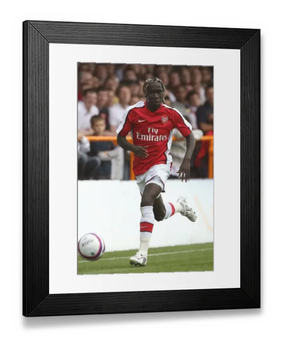 Framed Print : Arsenal's Pre-Season Triumph: Bacary Sagna Shines in 1-2 Victory Over Barnet