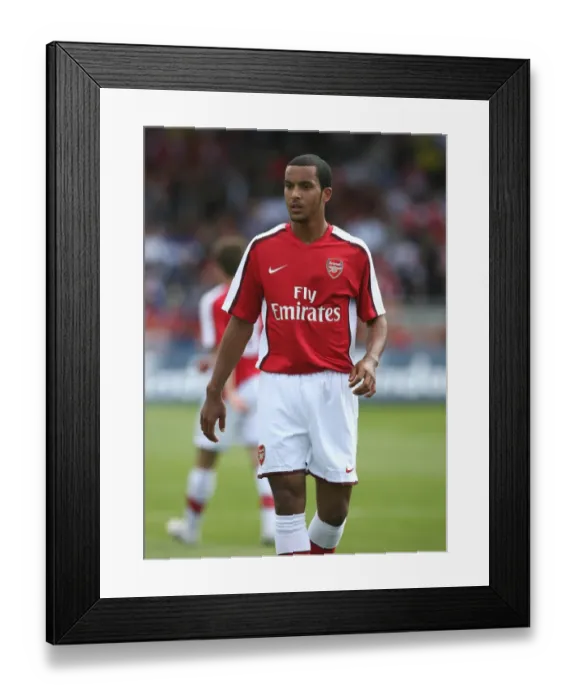 Framed Print : Theo Walcott's Debut: Arsenal's Win at Barnet, 2008