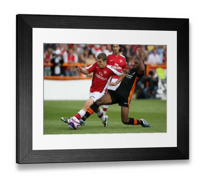 Framed Print : Jack Wilshere Shines: Arsenal Overpower Barnet 2-1 in Pre-Season Friendly Framed Print : Jack Wilshere Shines: Arsenal Overpower Barnet 2-1 in Pre-Season Friendly