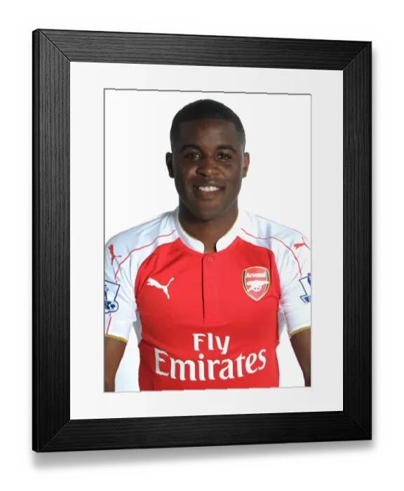 Framed Print : Arsenal First Team: Joel Campbell at Training, 2015 Framed Print : Arsenal First Team: Joel Campbell at Training, 2015