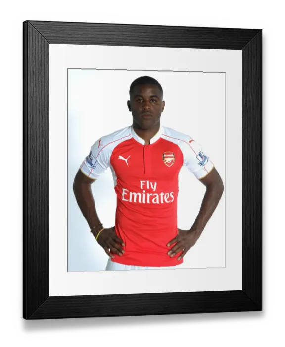 Framed Print : Arsenal Training: Joel Campbell with First Team Framed Print : Arsenal Training: Joel Campbell with First Team