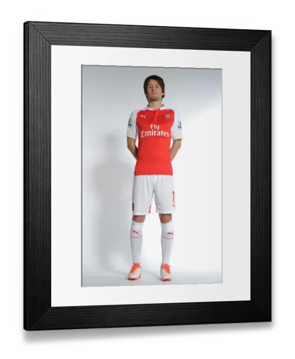 Framed Print : Arsenal's Tomas Rosicky at Training, London Colney, 2015