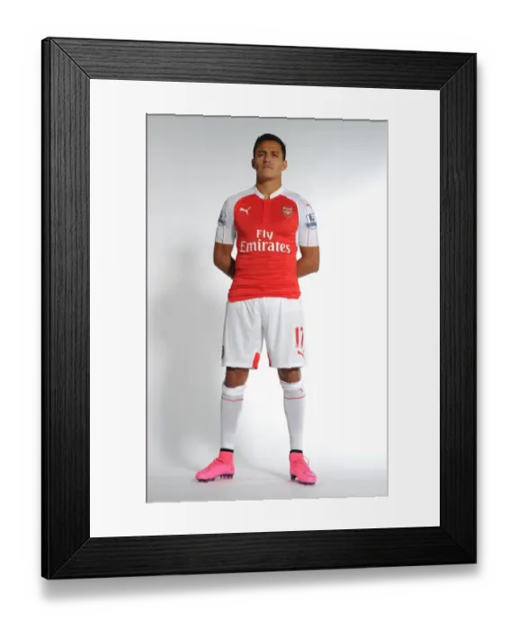 Framed Print : Alexis Sanchez at Arsenal Training Ground, 2015