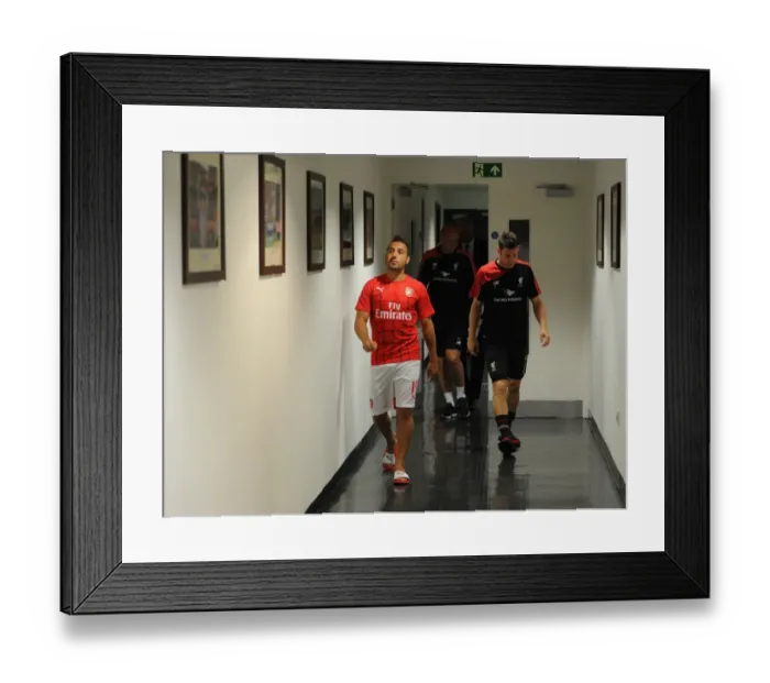 Framed Print : Arsenal vs. Liverpool: Cazorla vs. Milner - The Battle Begins (2015 / 16 Premier League) Framed Print : Arsenal vs. Liverpool: Cazorla vs. Milner - The Battle Begins (2015 / 16 Premier League)