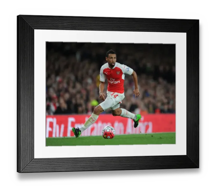 Framed Print : Coquelin in Action: Arsenal vs Liverpool, 2015 / 16 Premier League Framed Print : Coquelin in Action: Arsenal vs Liverpool, 2015 / 16 Premier League
