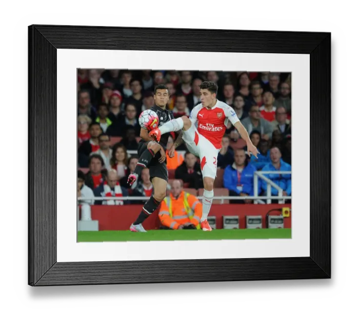 Framed Print : Bellerin vs. Coutinho: A Premier League Showdown at Arsenal Framed Print : Bellerin vs. Coutinho: A Premier League Showdown at Arsenal