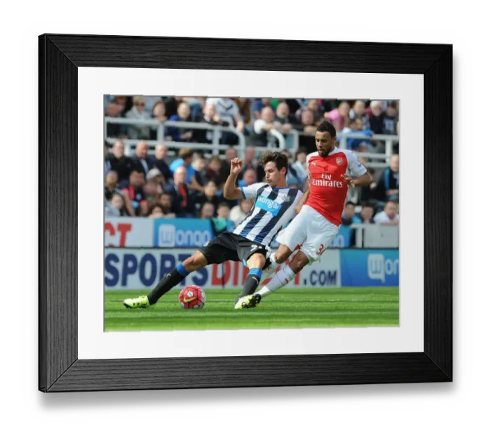 Framed Print : Coquelin vs Thauvin: A Premier League Battle at Newcastle United Framed Print : Coquelin vs Thauvin: A Premier League Battle at Newcastle United