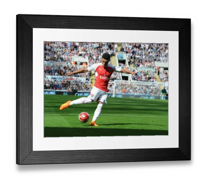 Framed Print : Alex Oxlade-Chamberlain Scores the Winning Goal: Newcastle United vs Arsenal, 2015-16 Premier League Framed Print : Alex Oxlade-Chamberlain Scores the Winning Goal: Newcastle United vs Arsenal, 2015-16 Premier League