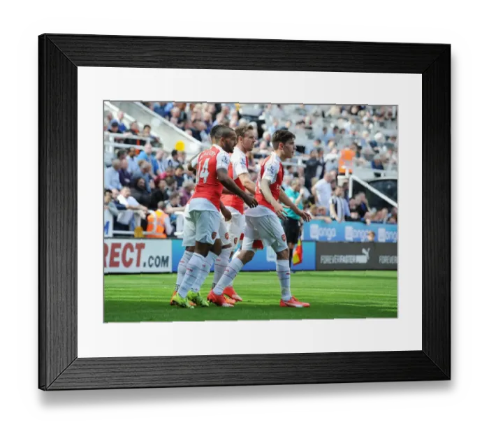 Framed Print : Arsenal vs Newcastle United: Premier League Clash at St. James Park (August 2015)
