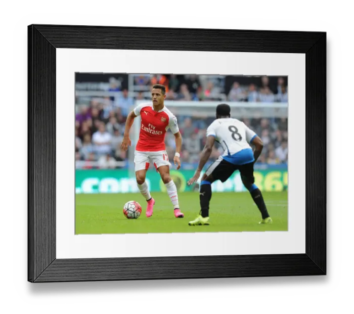 Framed Print : Arsenal vs Newcastle United: Premier League Showdown at St. James Park (August 2015)