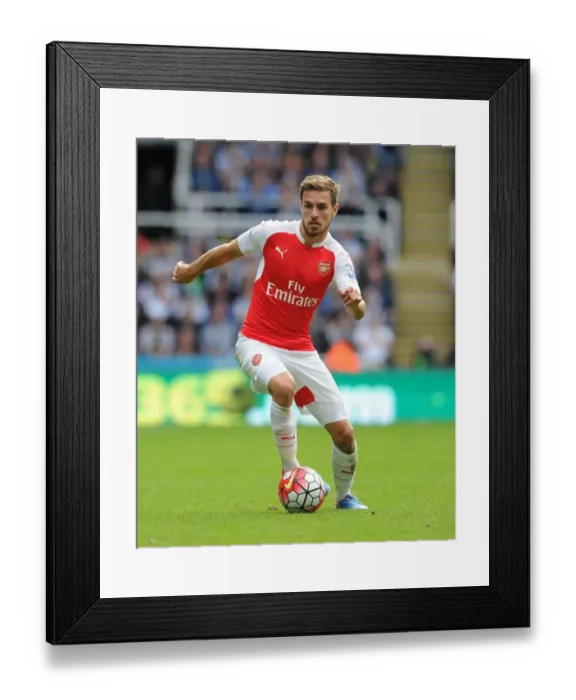 Framed Print : Arsenal's Aaron Ramsey Faces Newcastle United in Premier League Showdown (2015-16) Framed Print : Arsenal's Aaron Ramsey Faces Newcastle United in Premier League Showdown (2015-16)