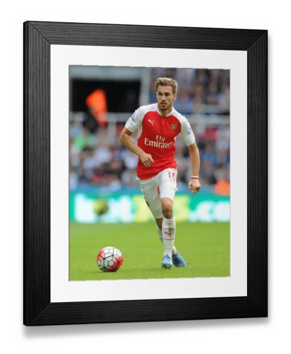 Framed Print : Ramsey in Action: Arsenal vs. Newcastle United, Premier League 2015-16 Framed Print : Ramsey in Action: Arsenal vs. Newcastle United, Premier League 2015-16