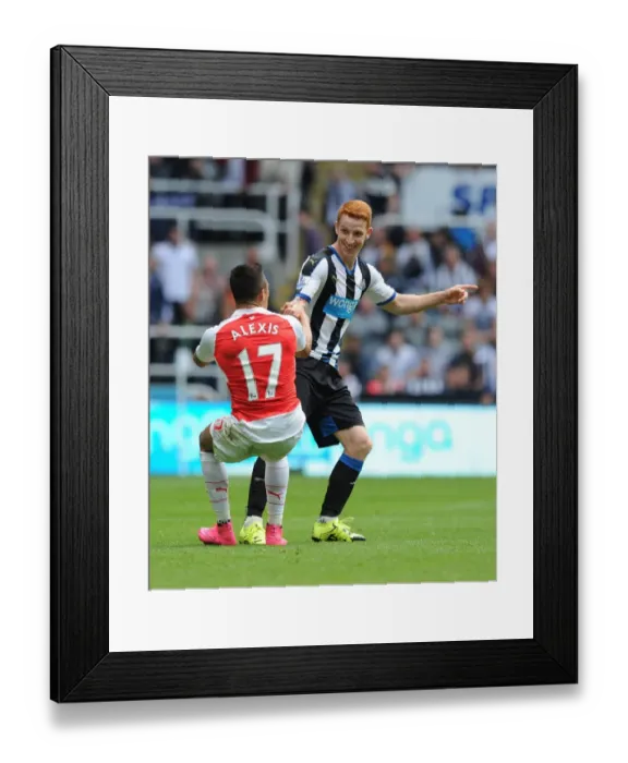 Framed Print : Intense Clash: Alexis Sanchez vs. Jack Colback at Newcastle United (2015-16) Framed Print : Intense Clash: Alexis Sanchez vs. Jack Colback at Newcastle United (2015-16)