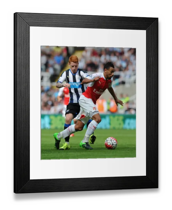 Framed Print : Coquelin vs. Colback: A Premier League Showdown at St. James Park