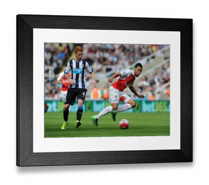 Framed Print : Coquelin vs. Colback: A Premier League Battle at St. James Park Framed Print : Coquelin vs. Colback: A Premier League Battle at St. James Park