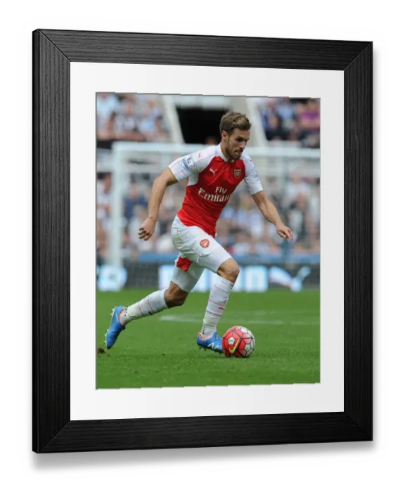 Framed Print : Ramsey in Action: Arsenal vs. Newcastle United, Premier League 2015-16 Framed Print : Ramsey in Action: Arsenal vs. Newcastle United, Premier League 2015-16