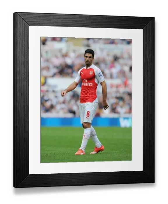 Framed Print : Mikel Arteta's Intense Focus: Arsenal vs Newcastle United (2015-16) Framed Print : Mikel Arteta's Intense Focus: Arsenal vs Newcastle United (2015-16)