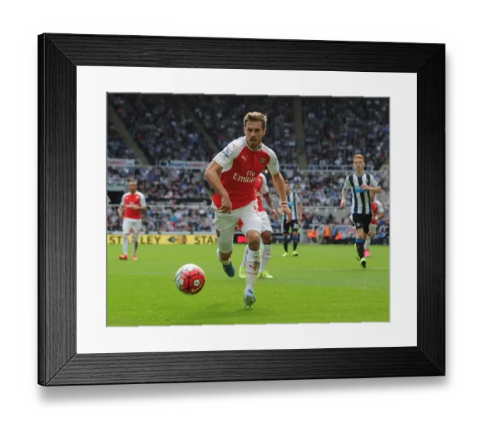 Framed Print : Ramsey in Action: Arsenal vs. Newcastle United, Premier League 2015-16 Framed Print : Ramsey in Action: Arsenal vs. Newcastle United, Premier League 2015-16