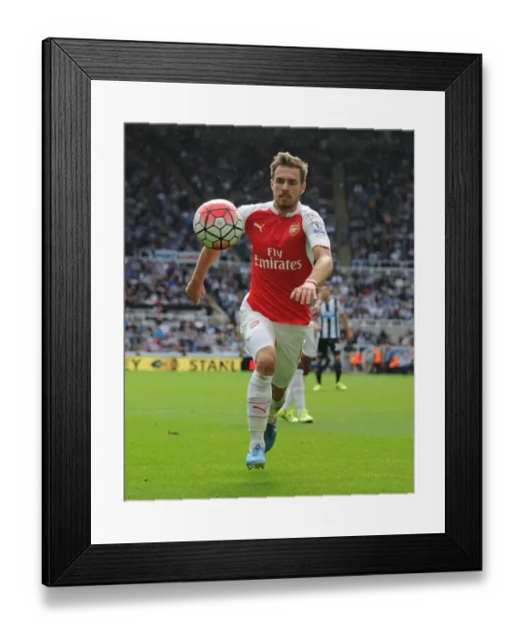 Framed Print : Ramsey in Action: Arsenal vs. Newcastle United, Premier League 2015-16 Framed Print : Ramsey in Action: Arsenal vs. Newcastle United, Premier League 2015-16