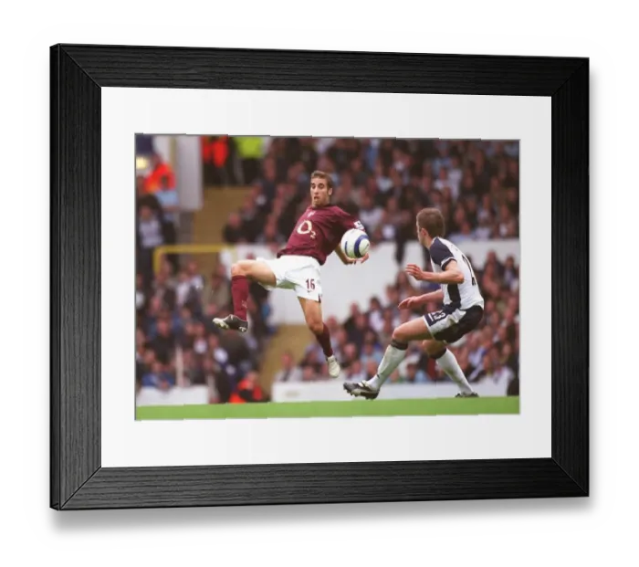 Framed Print : Flamini vs. Carrick: The Intense Rivalry - Arsenal vs. Tottenham, 2005