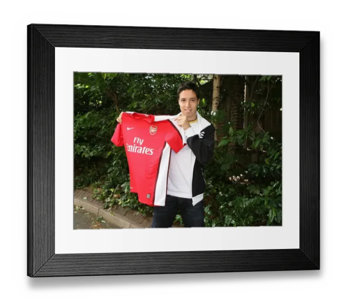 Framed Print : Samir Nasri Arsenals new signing