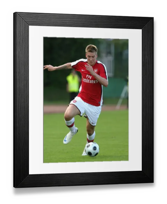 Framed Print : Bendtner's Goal: Arsenal vs Szombathely, 2008 Framed Print : Bendtner's Goal: Arsenal vs Szombathely, 2008